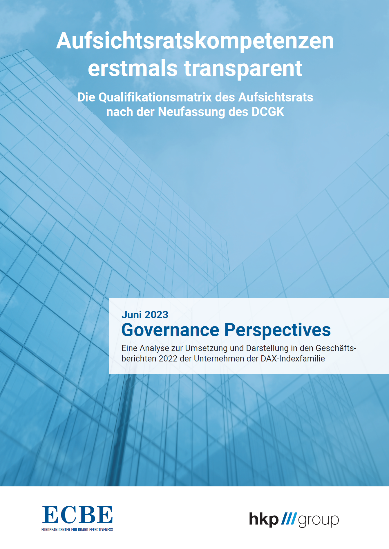 Ecbe Governance Perspectives Aufsichtsratskompetenzen Erstmals Transparent